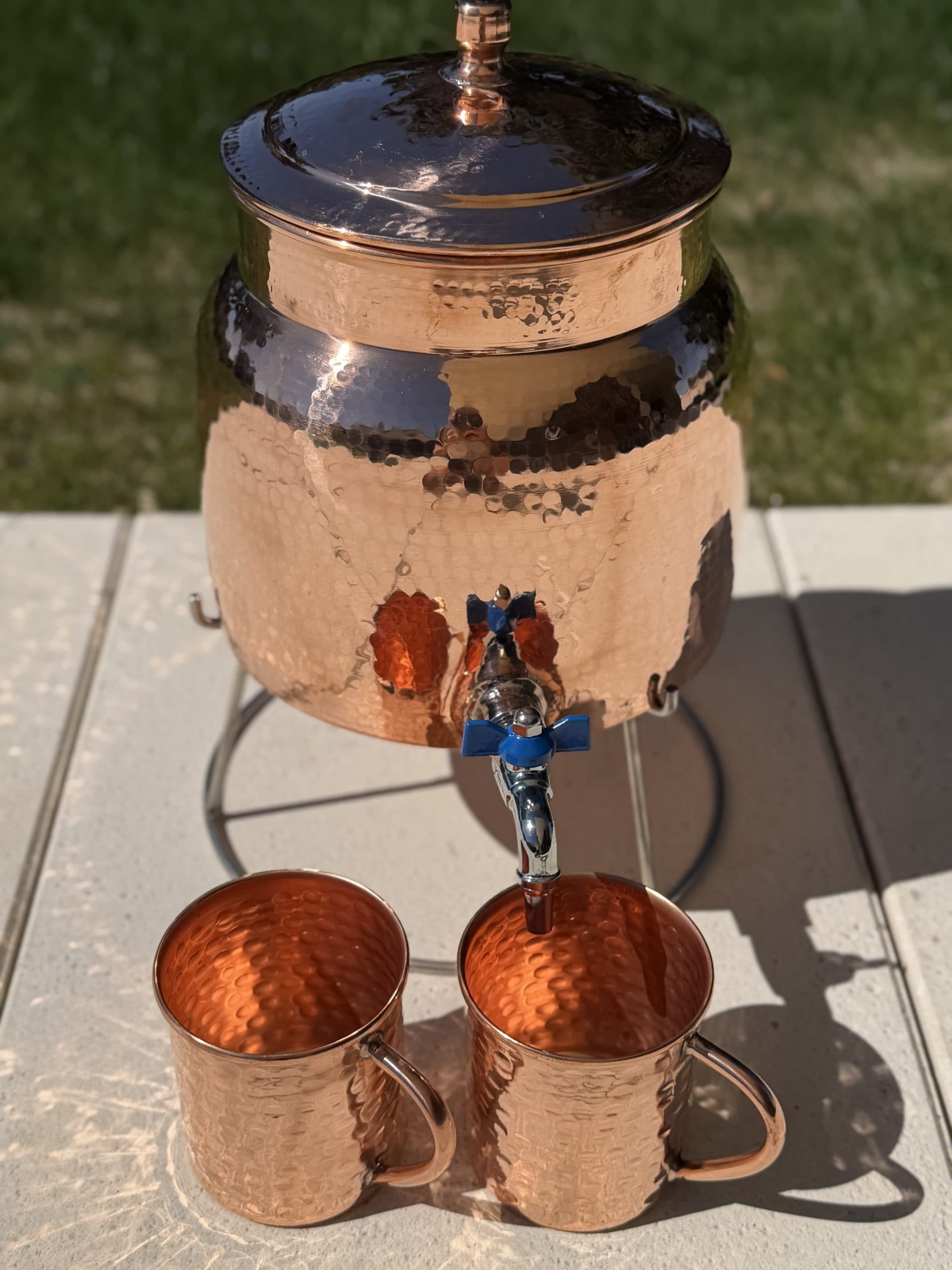 Water Dispenser & Copper mugs